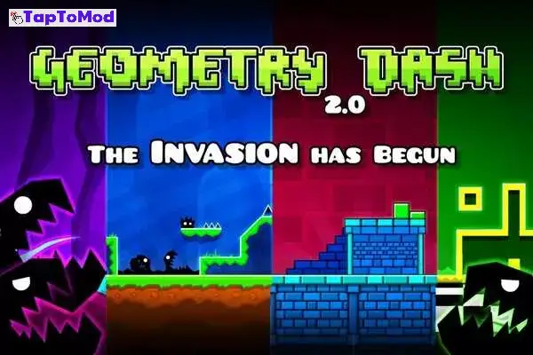 Geometry Dash full version mod apk unlimited everything