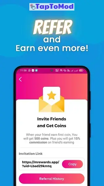 mRewards Mod APK Unlimited Point