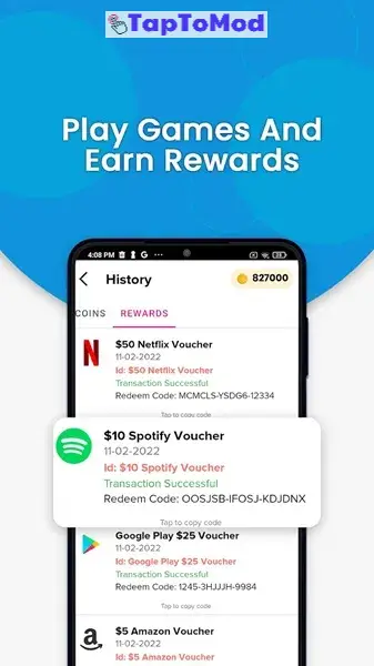 mRewards Mod APK Unlimited Coins