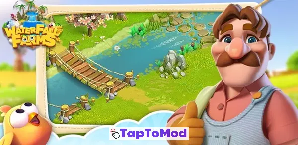 Waterfall Farm Game APK