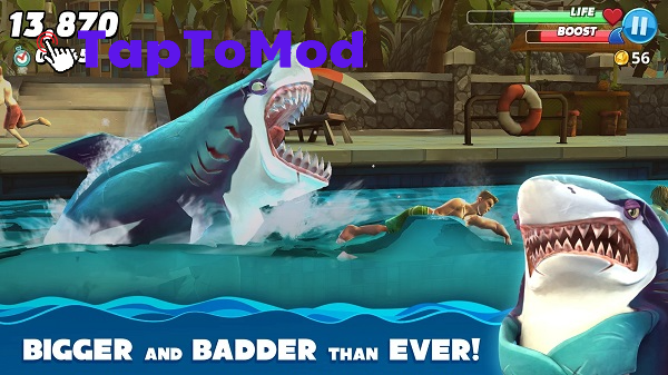 Hungry Shark World Mod APK All Sharks Unlocked