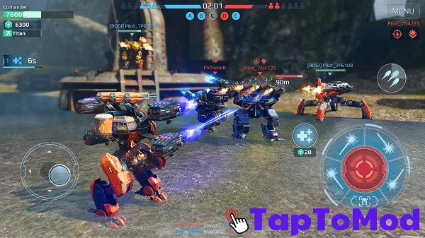 War Robots Mod APK Unlimited Money and Gold